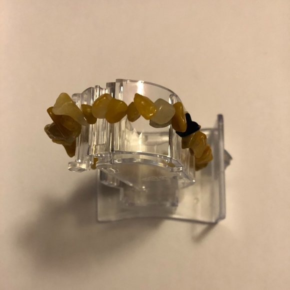 ** 3/$21 **   Natural Chip Stones Stretch Bracelet - Picture 6 of 8